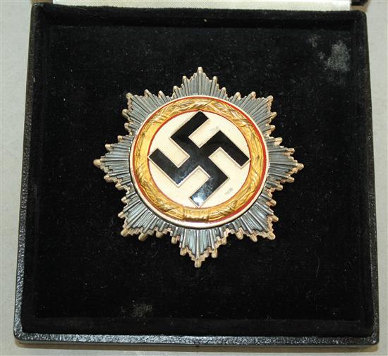 A Third Reich German cross,